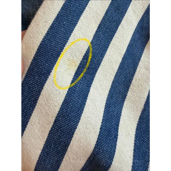 J.Crew Wide-Leg Essential Pant in Sailor Stripe | Navy White | Size 00 | NWT - Picture 9 of 10